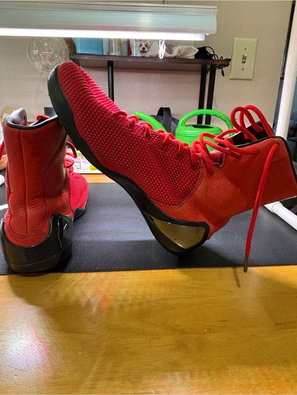 NIKE KOBE 9 KRM EXT HIGH RED MAMBA SNEAKERS. - Picture 8 of 16